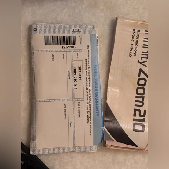 Vtg Olympus Infinity Zoom 210 Point and Shot Black Camera & Access.(not tested) - Picture 11 of 16